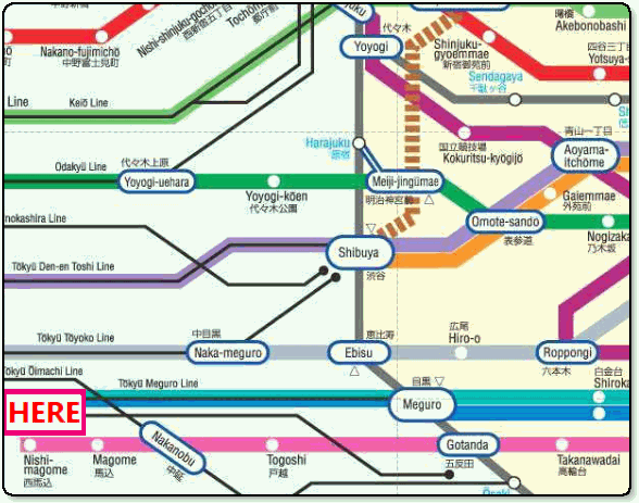 gotanda_apartment_nishimagome_railwaymap