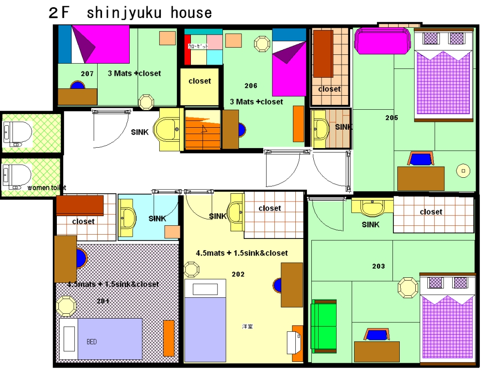 shinjuku house layout