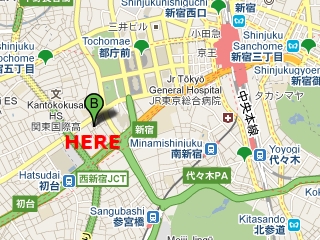 Shinjuku map
